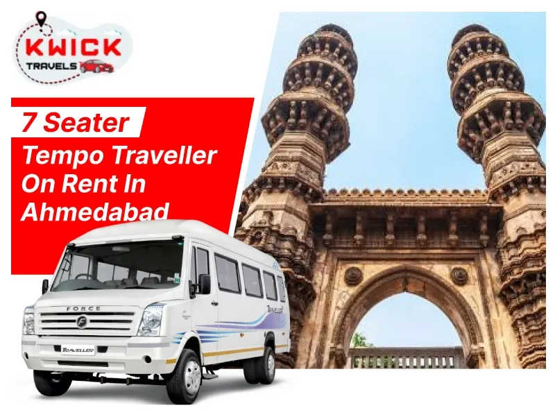 7 Seater Tempo Traveller on Rent in Ahmedabad