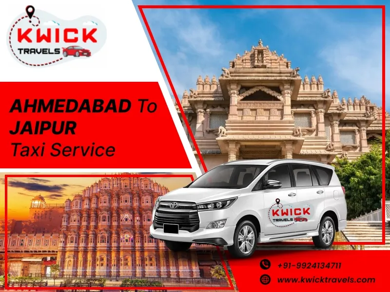 ahmedabad to jaipur taxi service